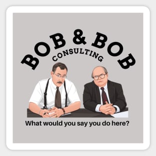 Bob & Bob Consulting - "What would you say you do here?" Sticker